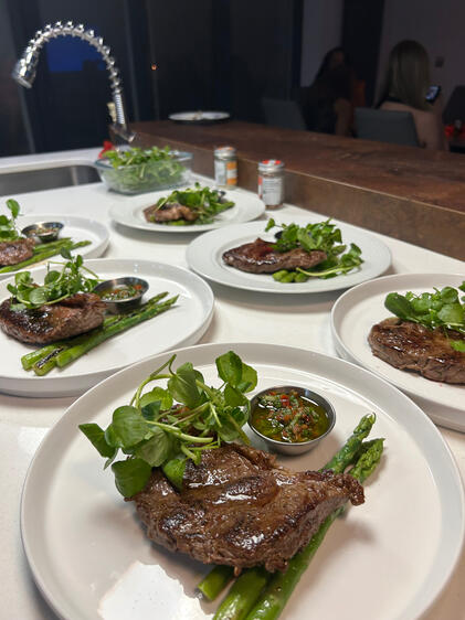 Sirloin &amp; Chimmichuri Sauce